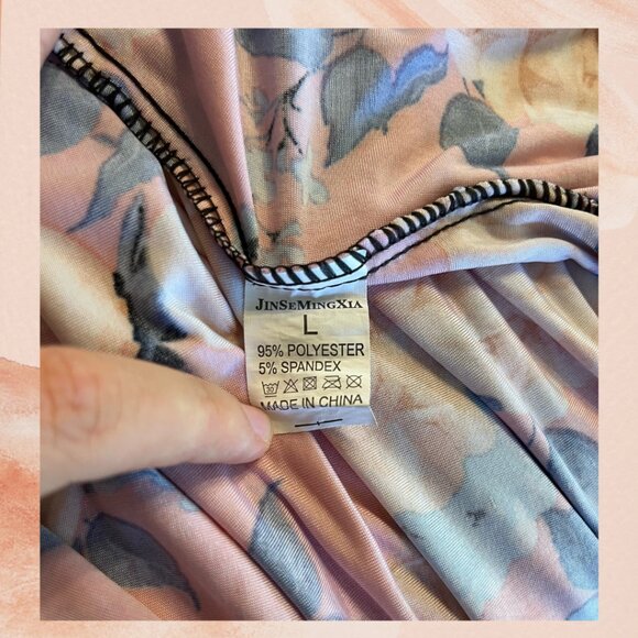 Pink Floral Sleeveless Maxi Dress - Picture 4 of 4